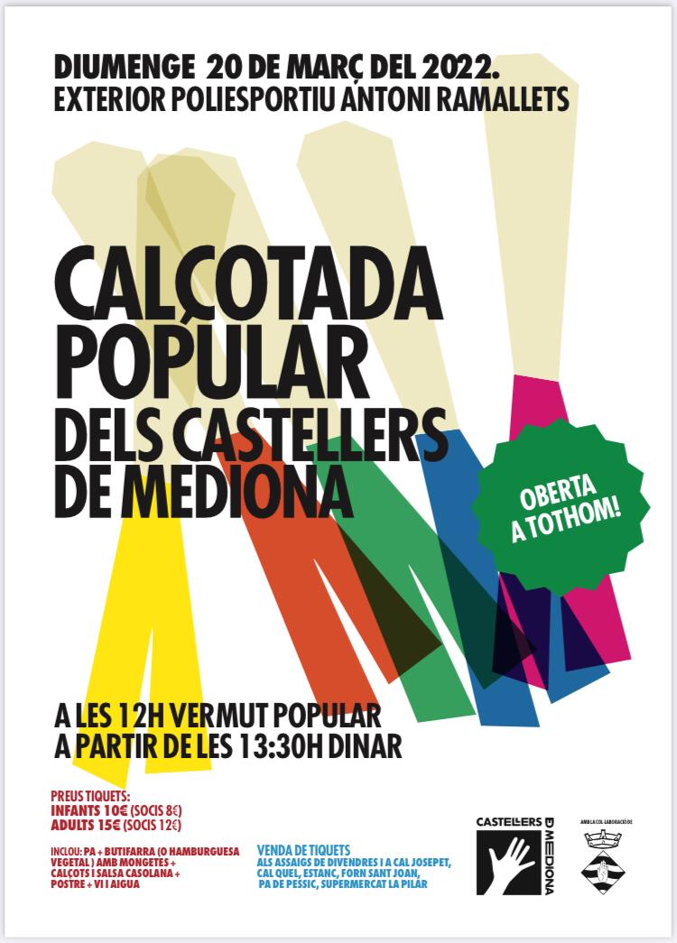 Calçotada popular dels Castellers de Mediona