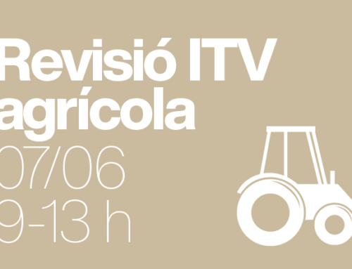 7 de juny revisió ITV per maquinària agrícola, d’obres i serveis
